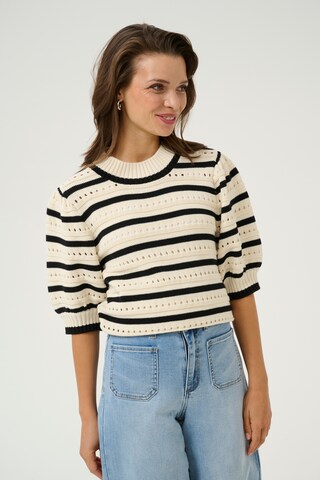 Kaffe Sweater 'Evelyn' in Beige: front