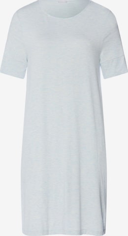 Hanro Nachthemd ' Natural Elegance ' in Blauw: voorkant