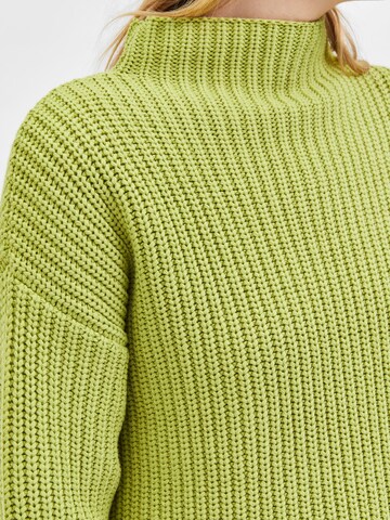 Pull-over 'Selma' SELECTED FEMME en vert