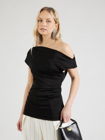 BOSS - Camiseta 'Etrima2' en negro: frente