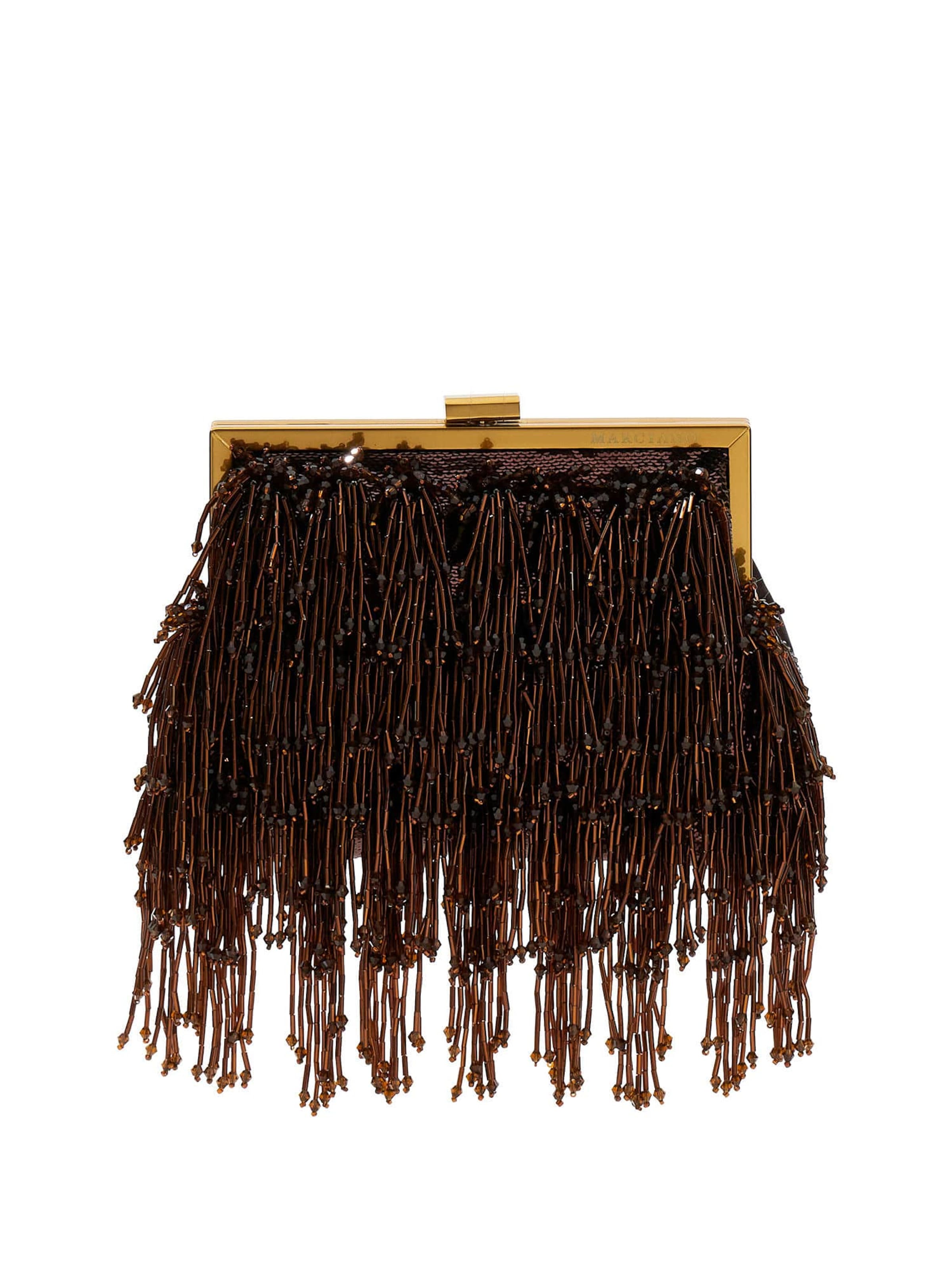 MARCIANO LOS ANGELES Clutch in Dark brown, Item view