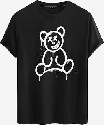 RMK Shirt '“Bear Smiley ”' in Black: front