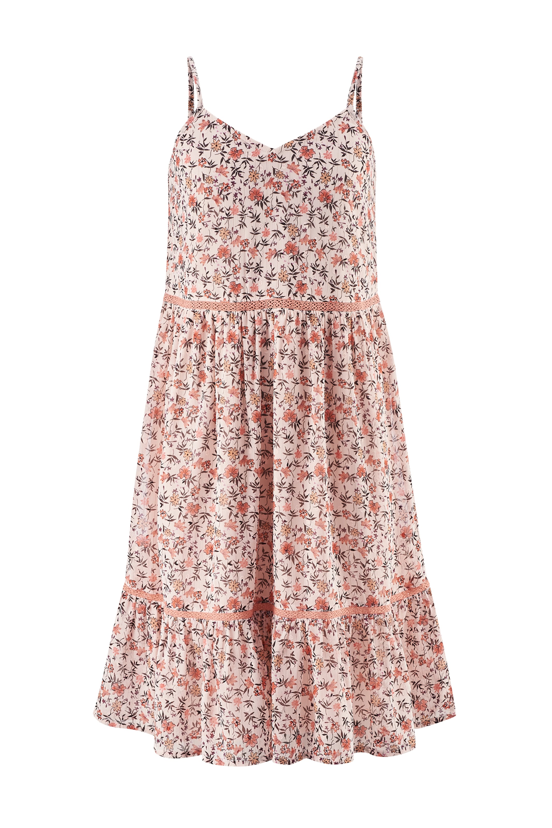 happy girls - Vestido en rosa: frente