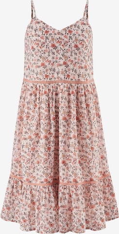 happy girls Mekko värissä vaaleanpunainen: etupuoli