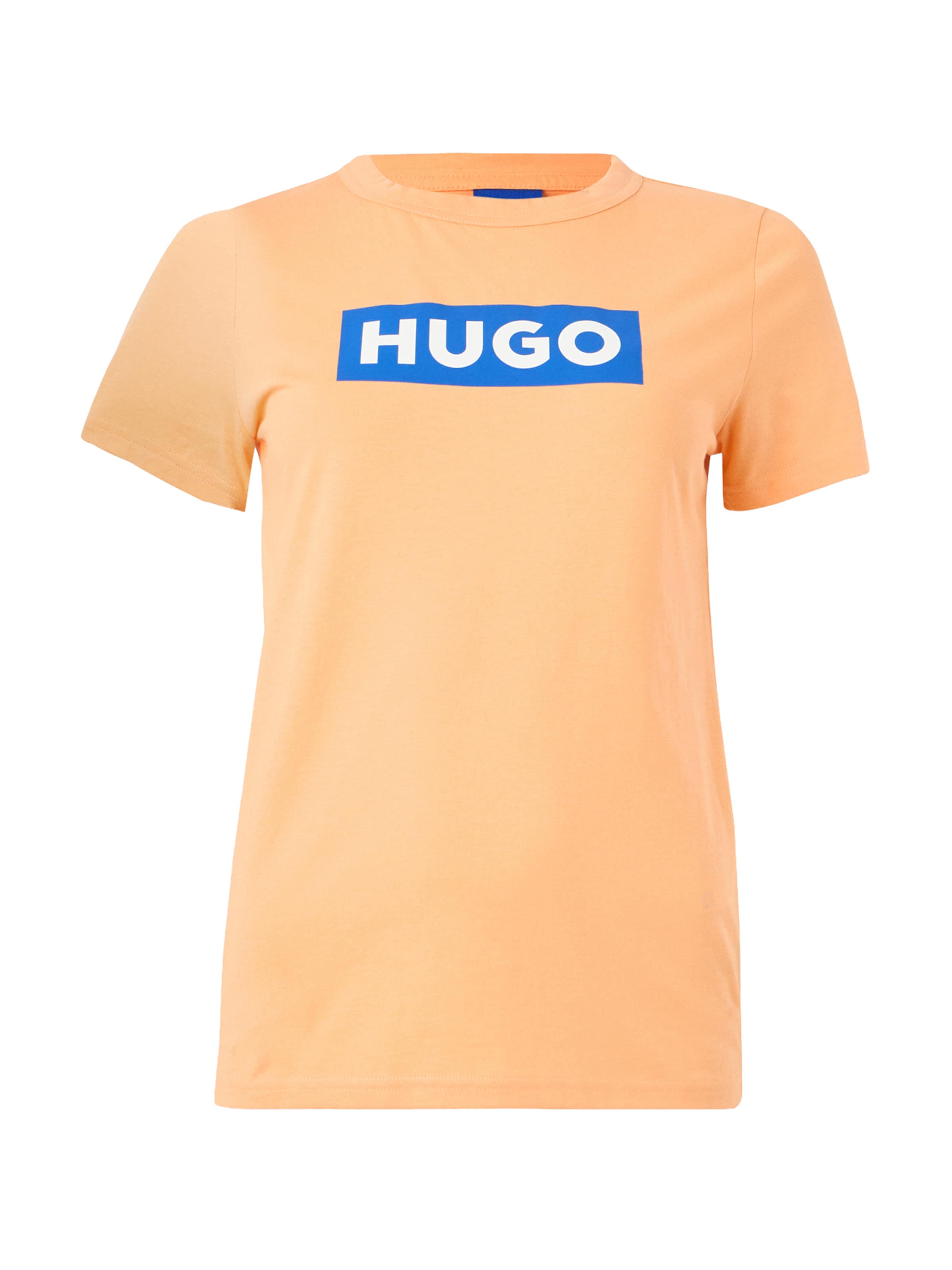 Maglietta di HUGO in arancione: frontale