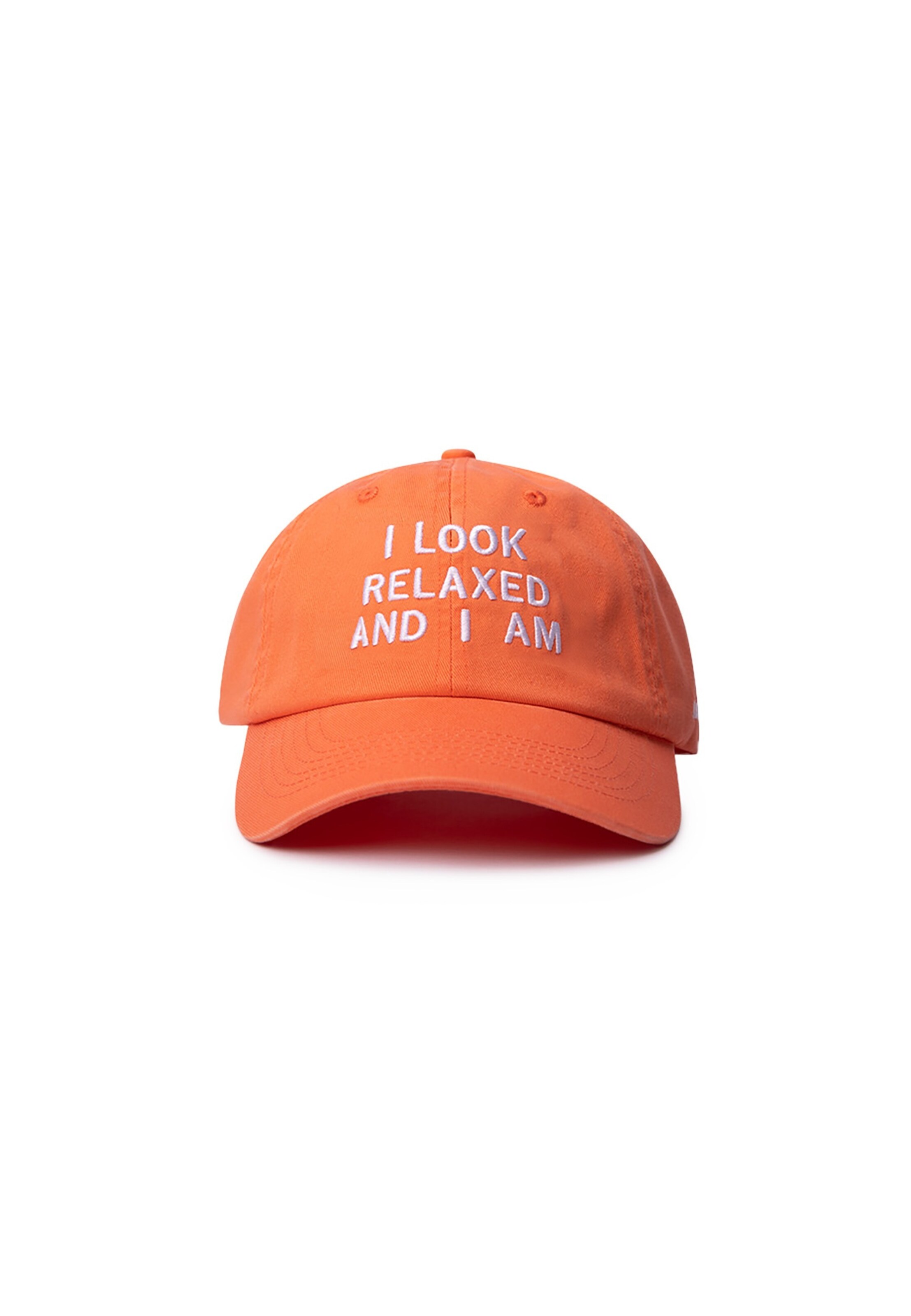 Hatline Lab Cap 'Lowkey' in Orange
