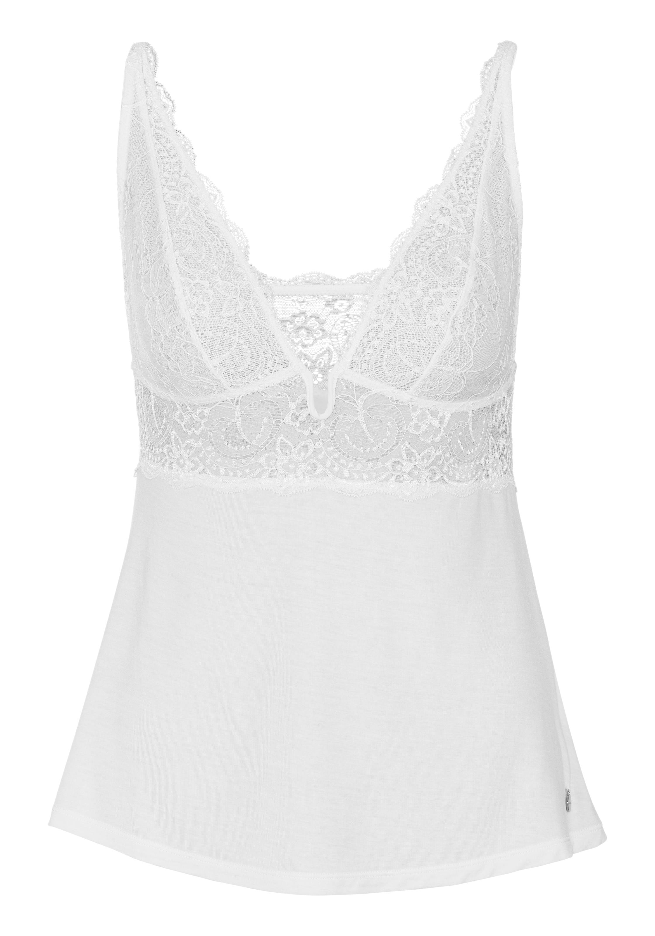 LASCANA Pyžamo – bílá