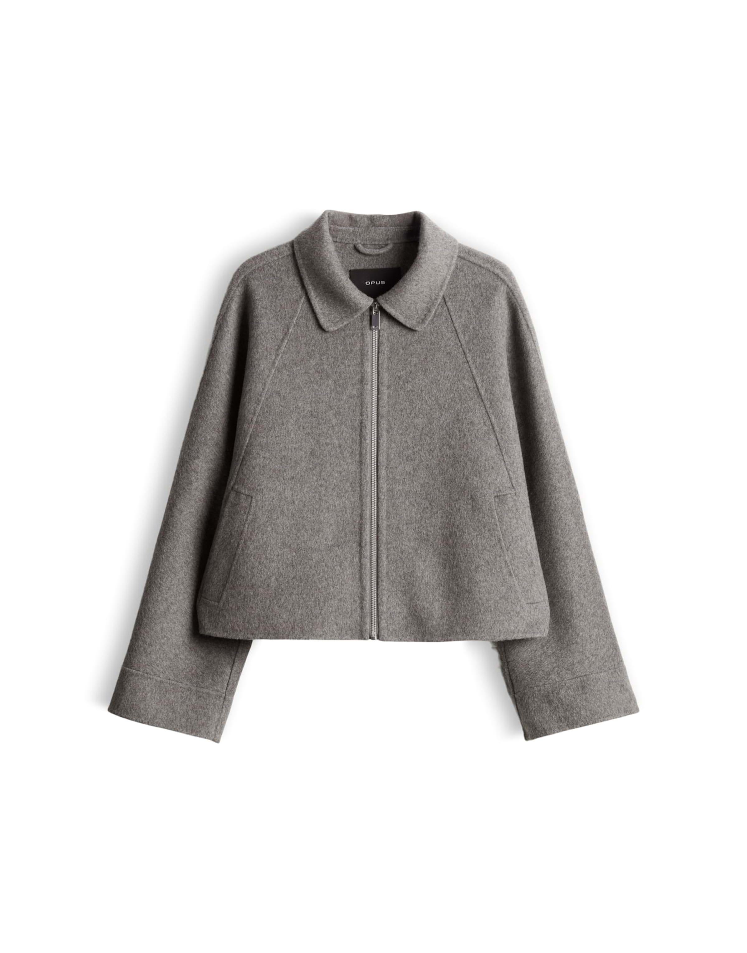 OPUS Jacke 'Hanki' in Grau: Vorderseite