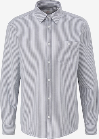 s.Oliver Regular fit Button Up Shirt in Grey: front