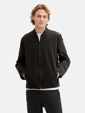 TOM TAILOR DENIM Übergangsjacke in Schwarz: Vorderseite