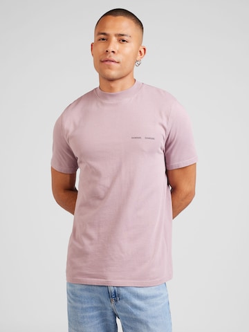Samsøe Samsøe Regular Fit T-Shirt 'Norsbro' in Lila: Vorderseite