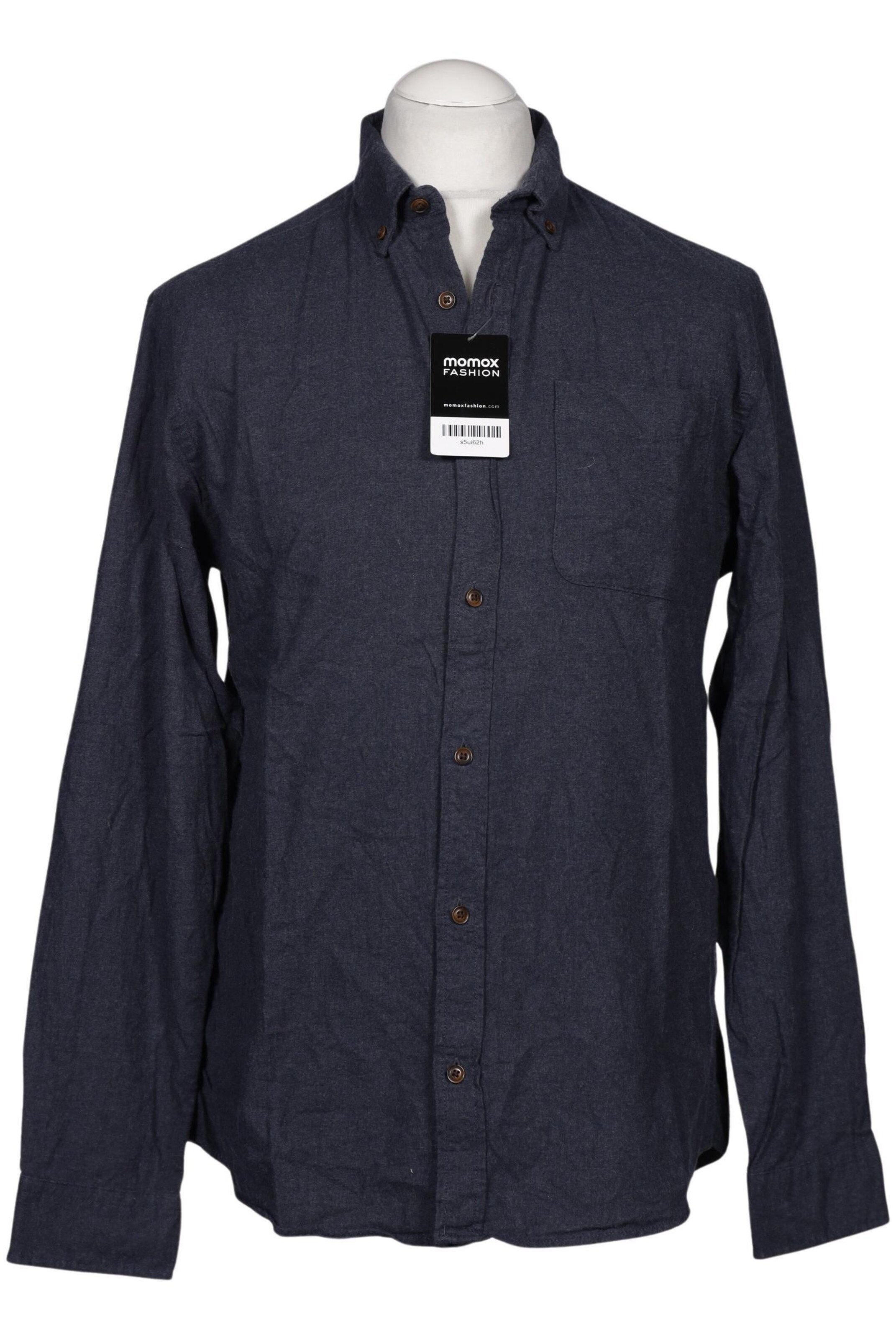 JACK & JONES Button Up Shirt in L in Blue: front