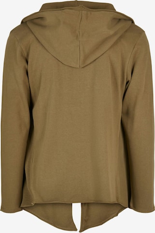 Urban Classics Zip-Up Hoodie in Green