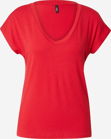 ONLY T-Shirt 'ONLRILLA' in Rot: Vorderseite