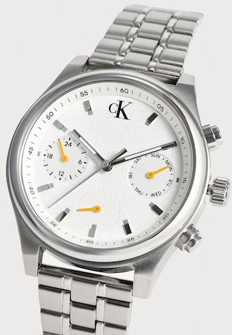 Calvin Klein Analogna ura 'MODERN VINTAGE' | srebrna barva: sprednja stran