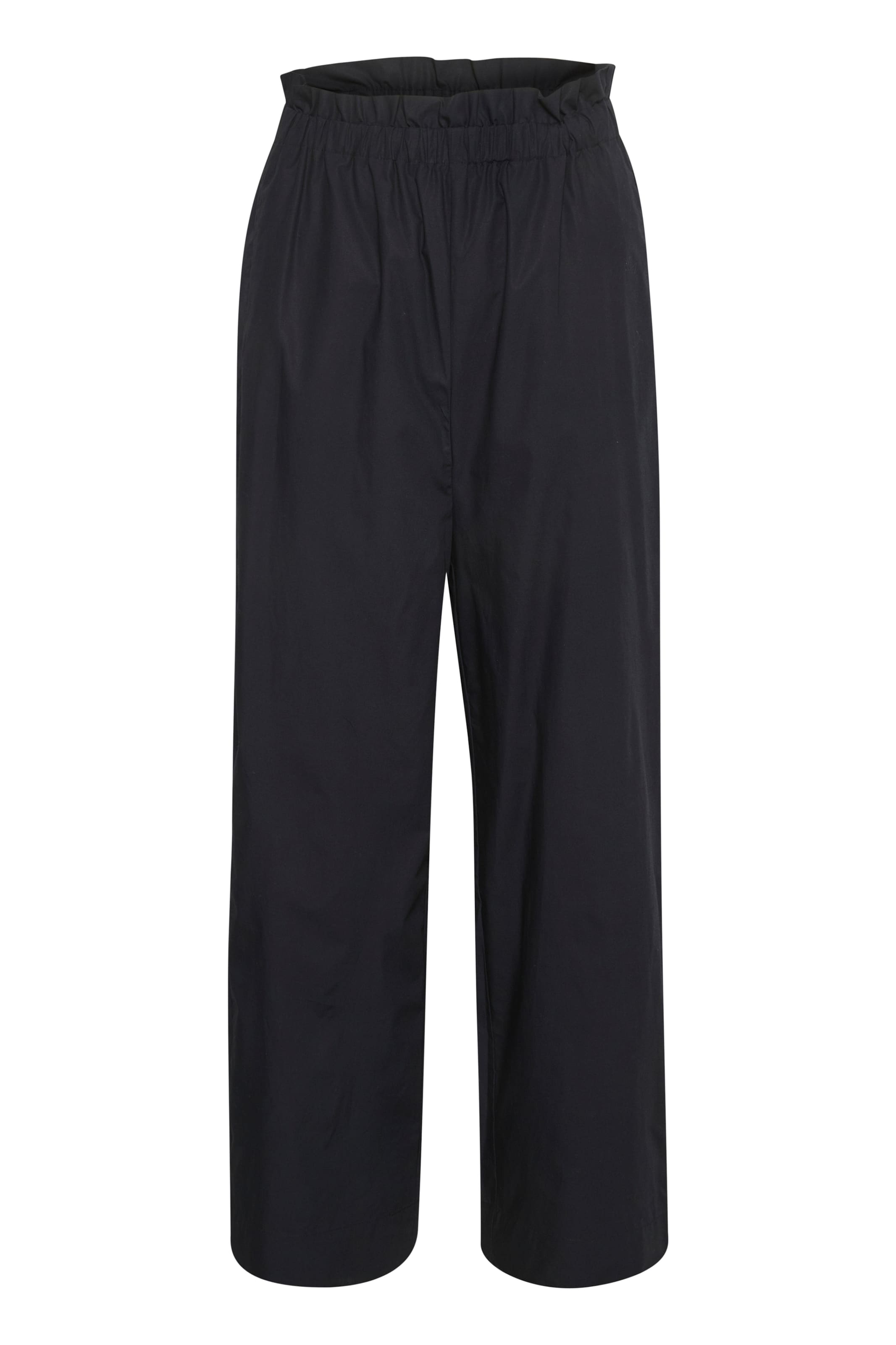 InWear Ohlapna forma Hlače 'Eman' | črna barva: sprednja stran