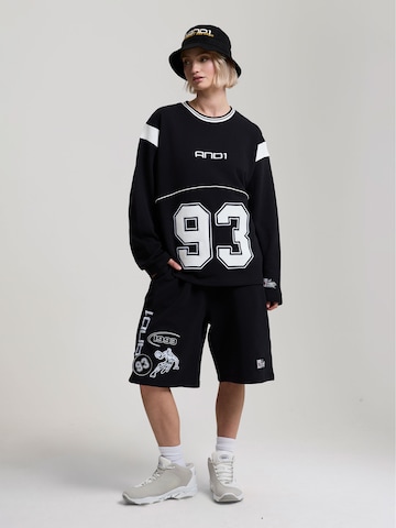 AND1 Sweatshirt '93' in Black