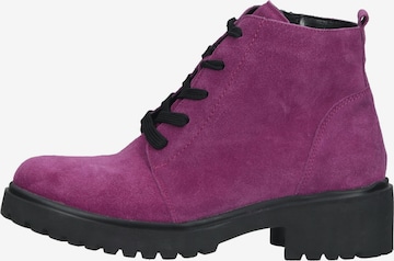 WALDLÄUFER Lace-Up Ankle Boots in Pink