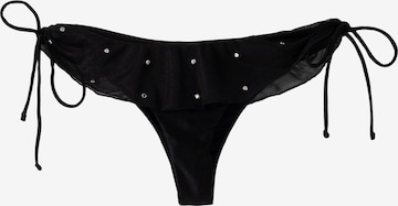 Bershka Bikini nadrágok - fekete: elől
