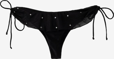 Bershka Bas de bikini en noir, Vue avec produit