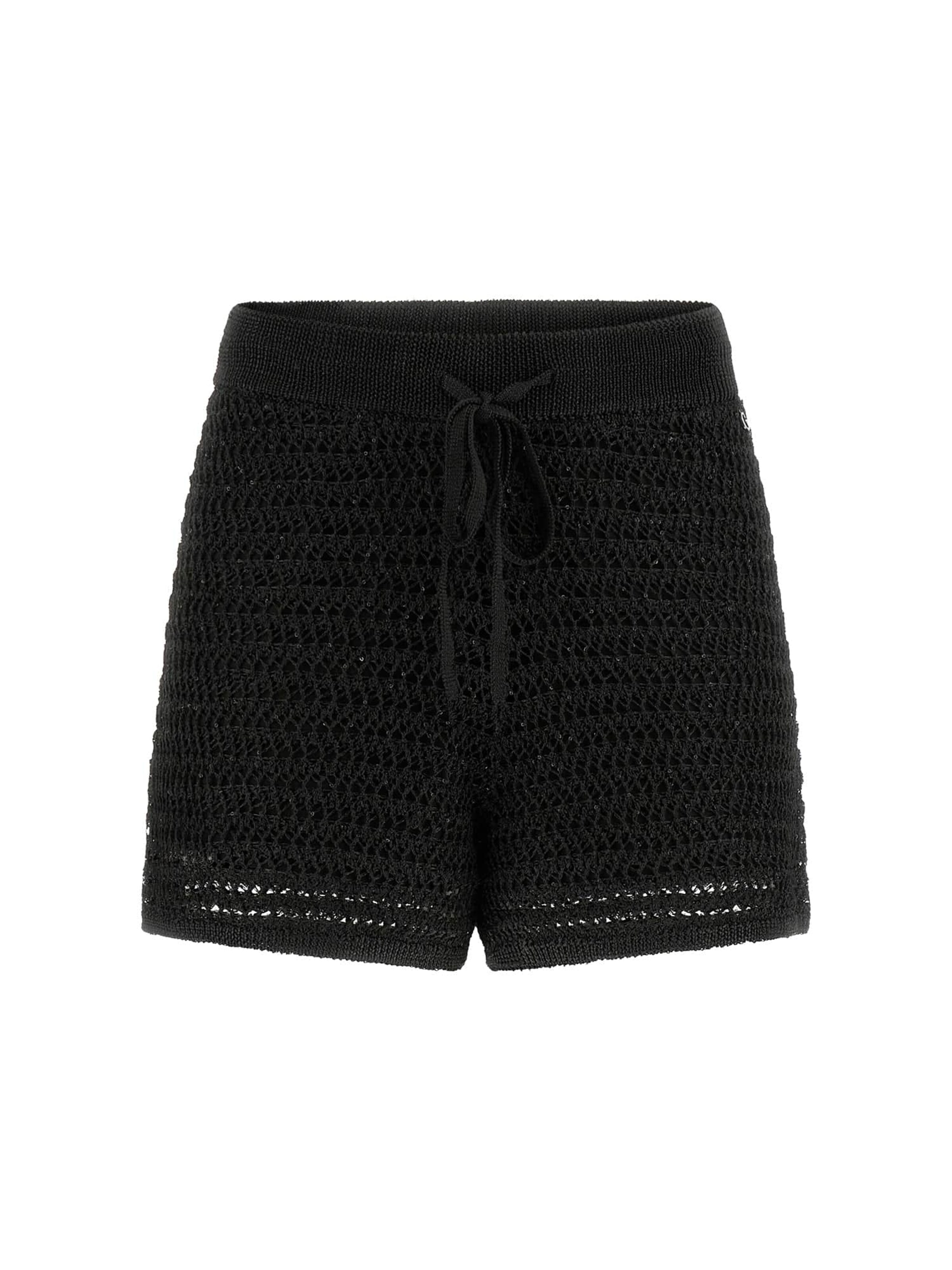 GUESS Slimfit Shorts in Schwarz: Vorderseite