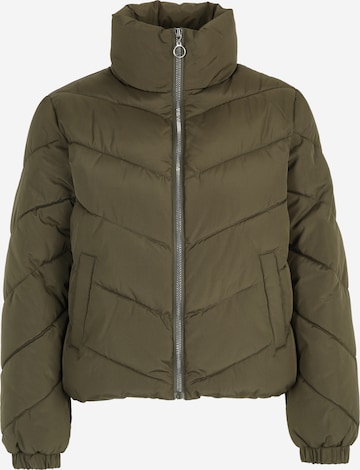 JDY Petite Between-Season Jacket 'FINNO' in Green: front