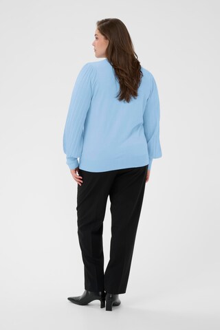 KAFFE CURVE Pullover 'KCLoni' in Blau