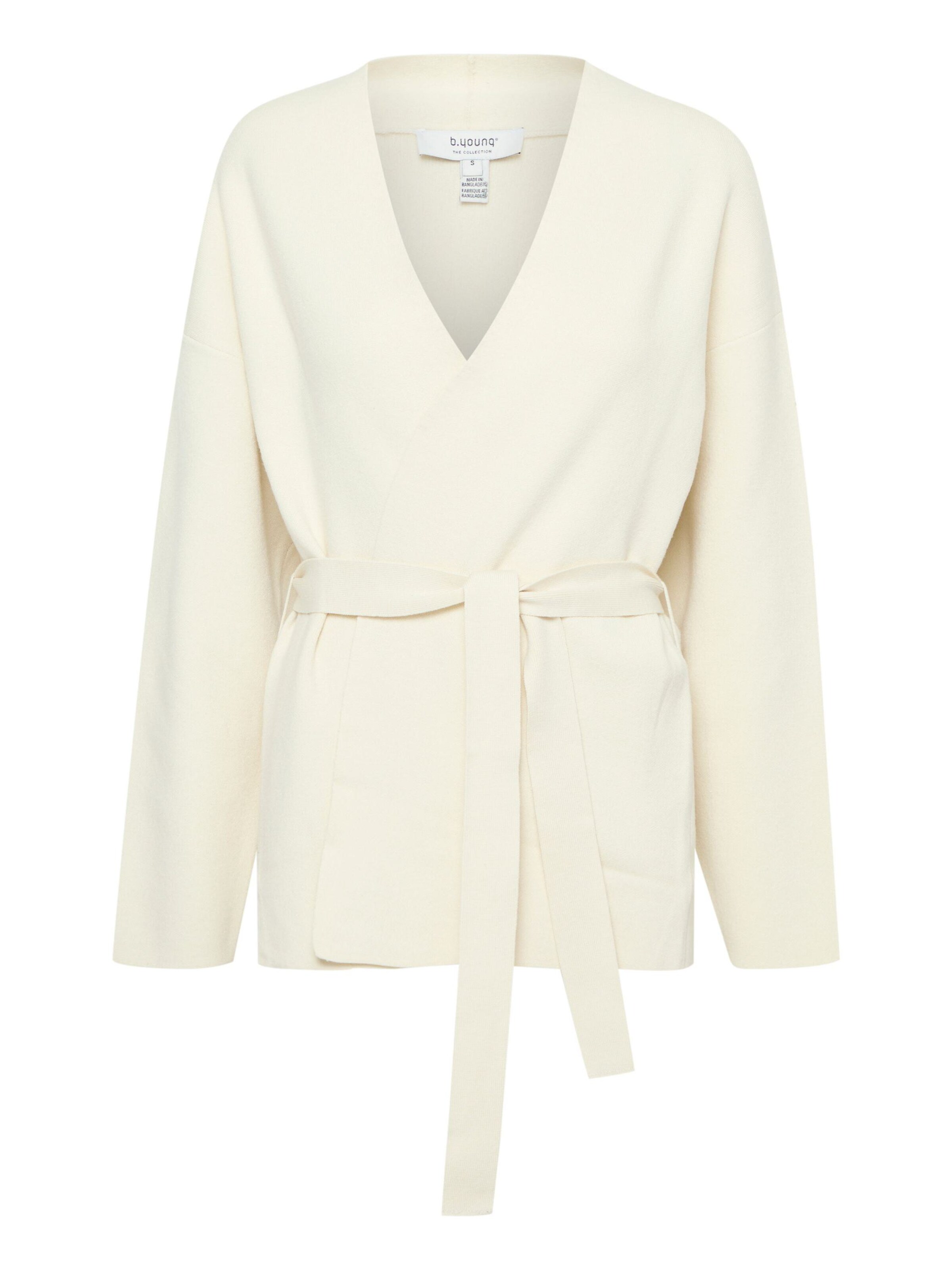 Cardigan ' BYOTARI BELT CARDIGAN - ' b.young en blanc : devant