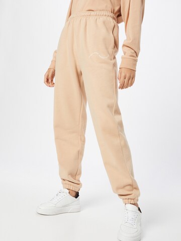 Effilé Pantalon 'EASY GOING' Comfort Studio by Catwalk Junkie en beige : devant