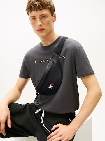 Tommy Jeans Torbica za okrog pasu | črna barva: sprednja stran
