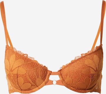 ETAM Balconette Bra 'EPATANTE' in Brown: front