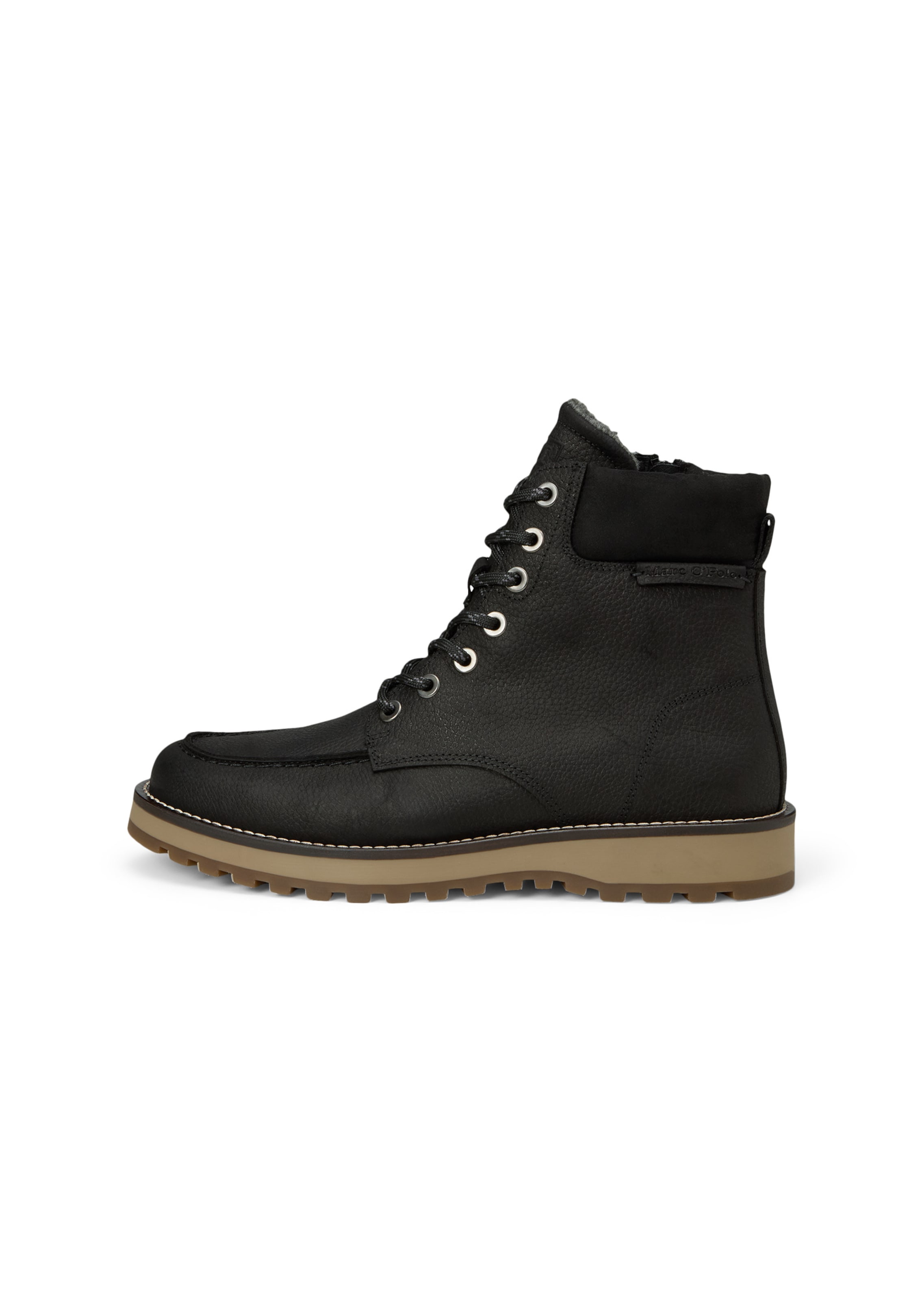 Marc O'Polo Schnürboots 'Jack' in Schwarz: Seite