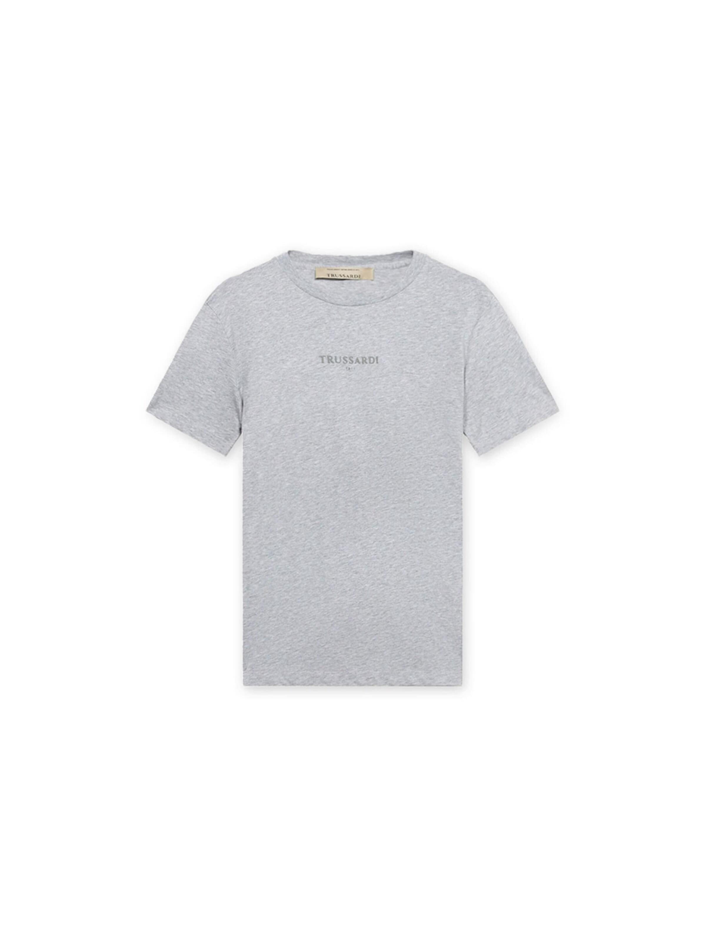 Trussardi - Camiseta en gris: frente