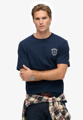 Superdry Shirt in Blauw: voorkant
