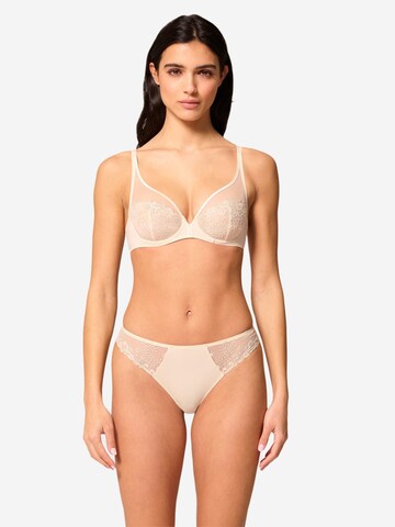Simone Perele T-shirt Bra 'Délice' in Beige