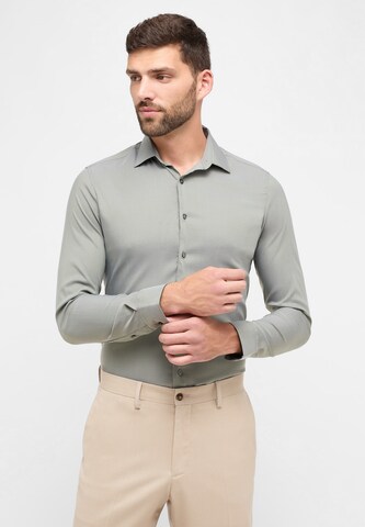 ETERNA Slim fit Business Shirt in Grey: front