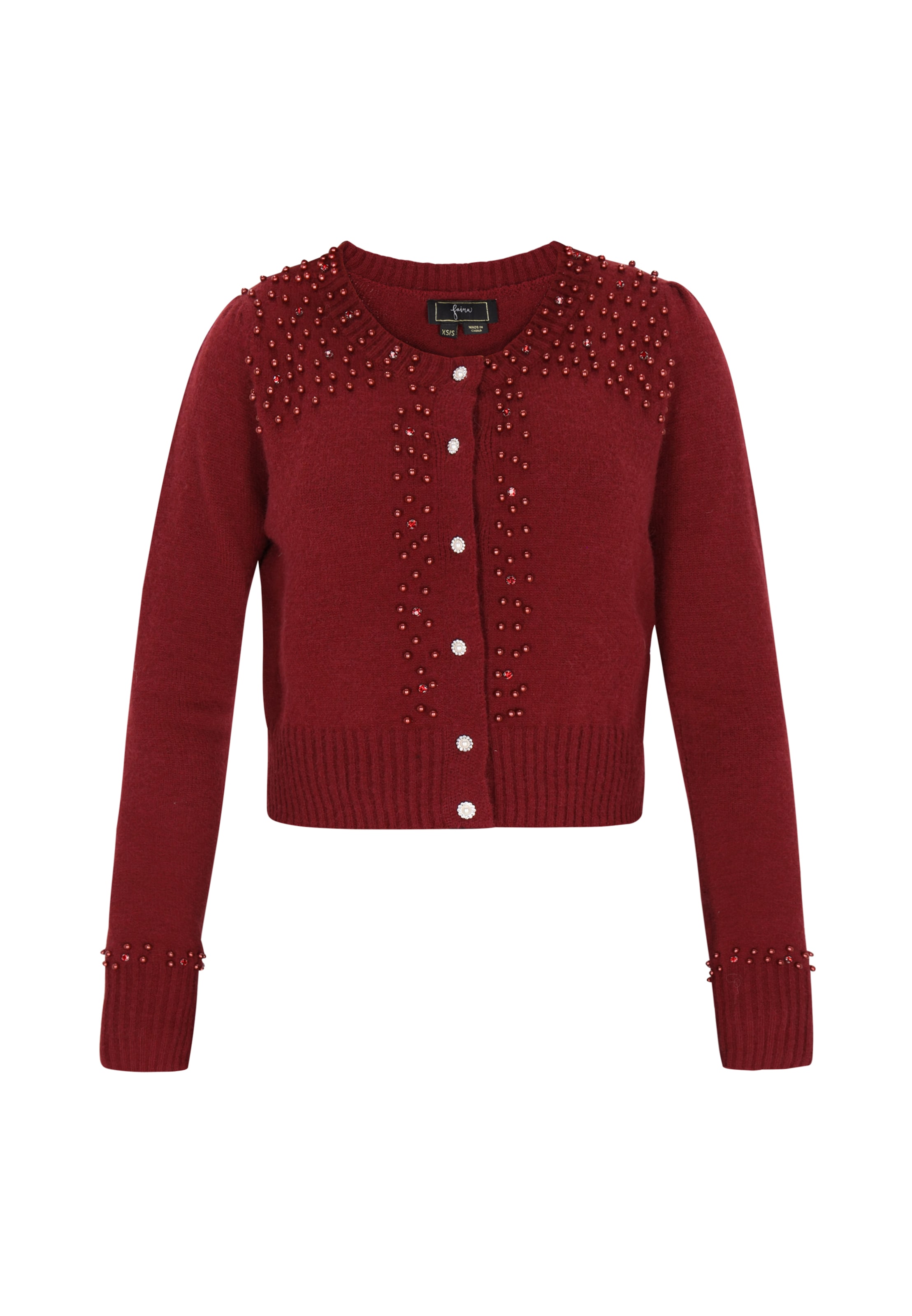 faina Pletena jopa | rdeča barva: sprednja stran