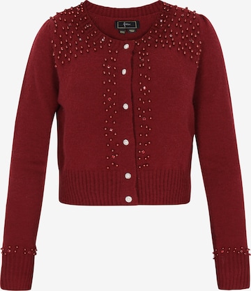 faina Cardigan i rød: forside