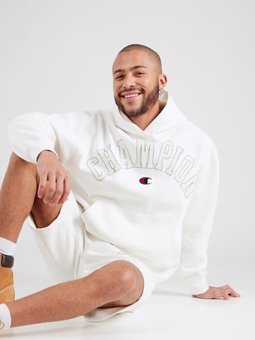 Champion Authentic Athletic Apparel Μπλούζα φούτερ σε λευκό: μπροστά