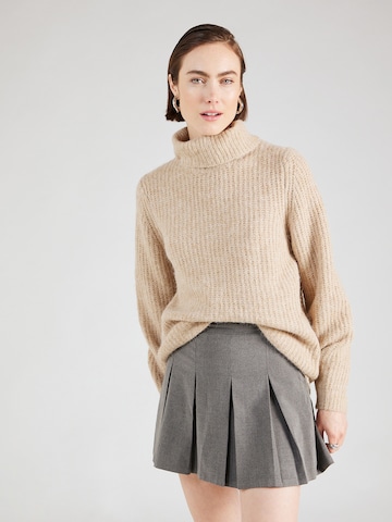 PIECES Pullover 'FENJA' i beige: forside