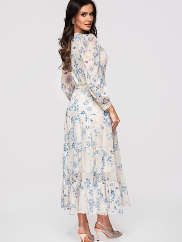 Rochie de seară de la Ombre pe albastru