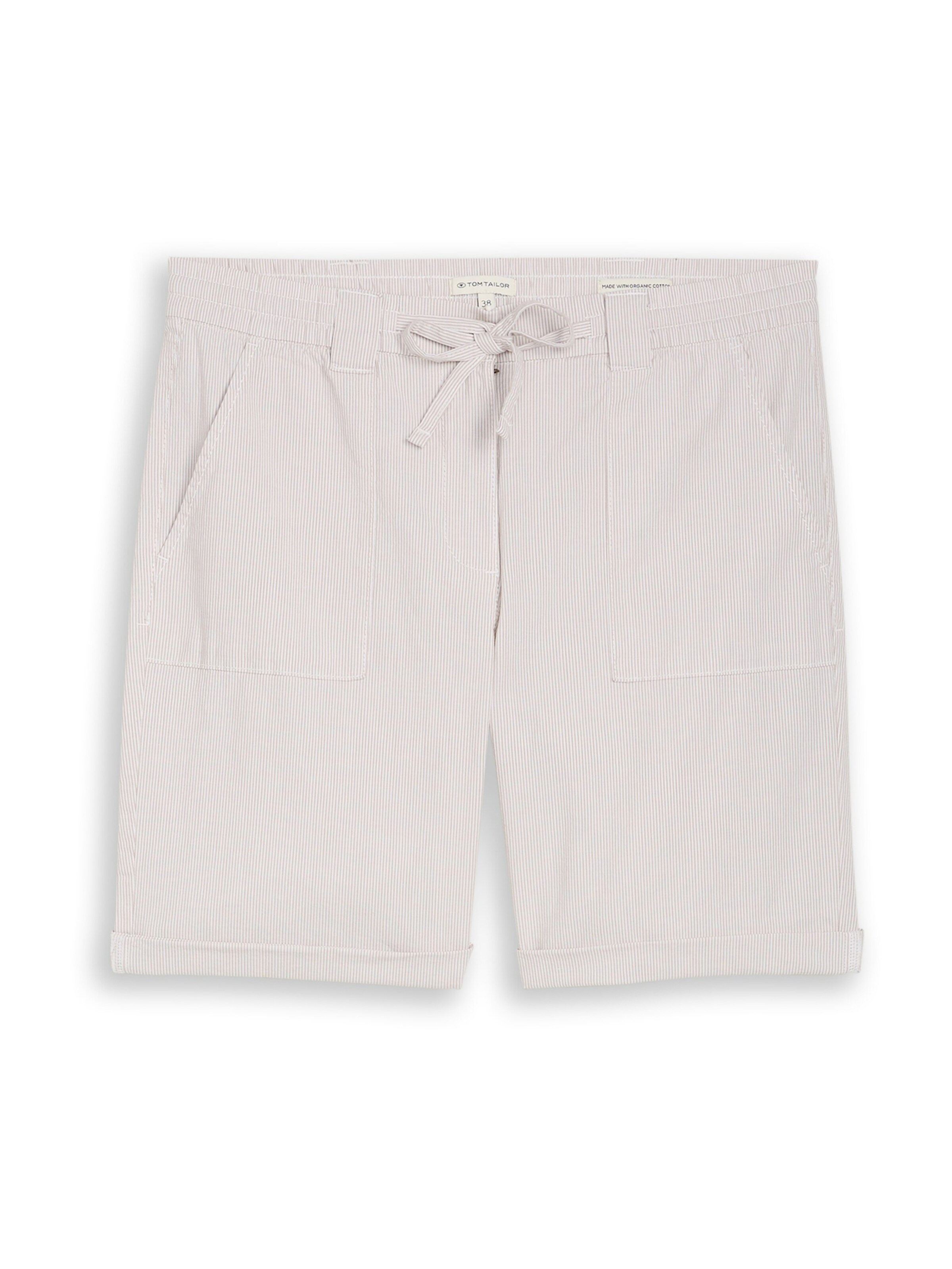 TOM TAILOR regular Παντελόνι τσίνο σε γκρι: μπροστά