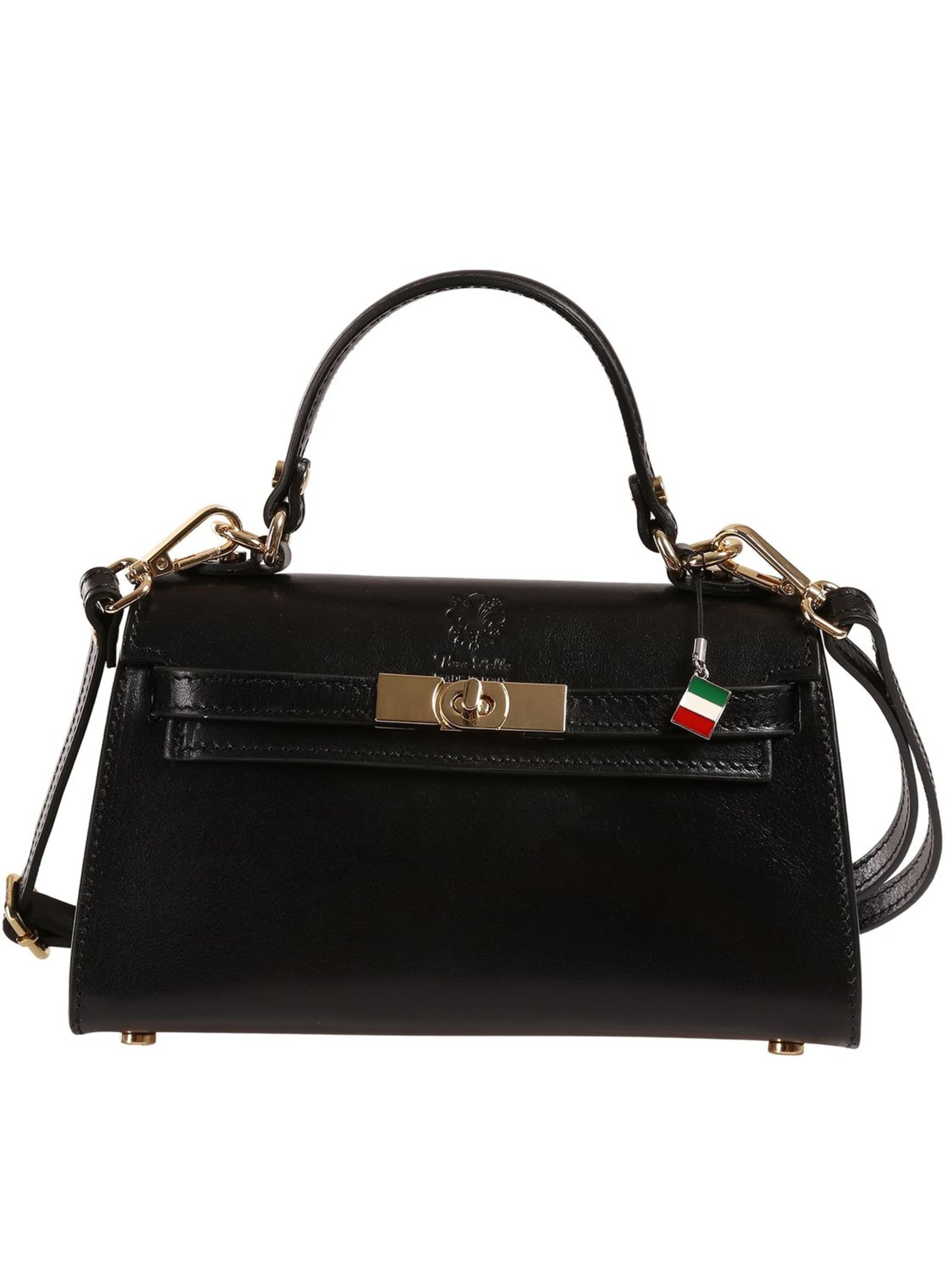 Borsa a mano di Florence in nero: frontale