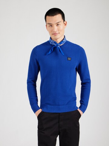 s.Oliver Trui in Blauw: voorkant