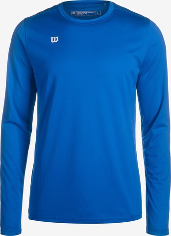 WILSON Performance Shirt in Blue: front