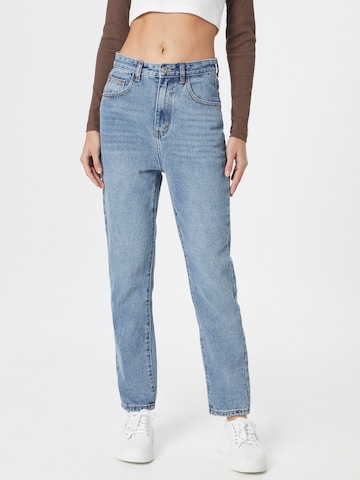 Nasty Gal Regular Jeans in Blue: front