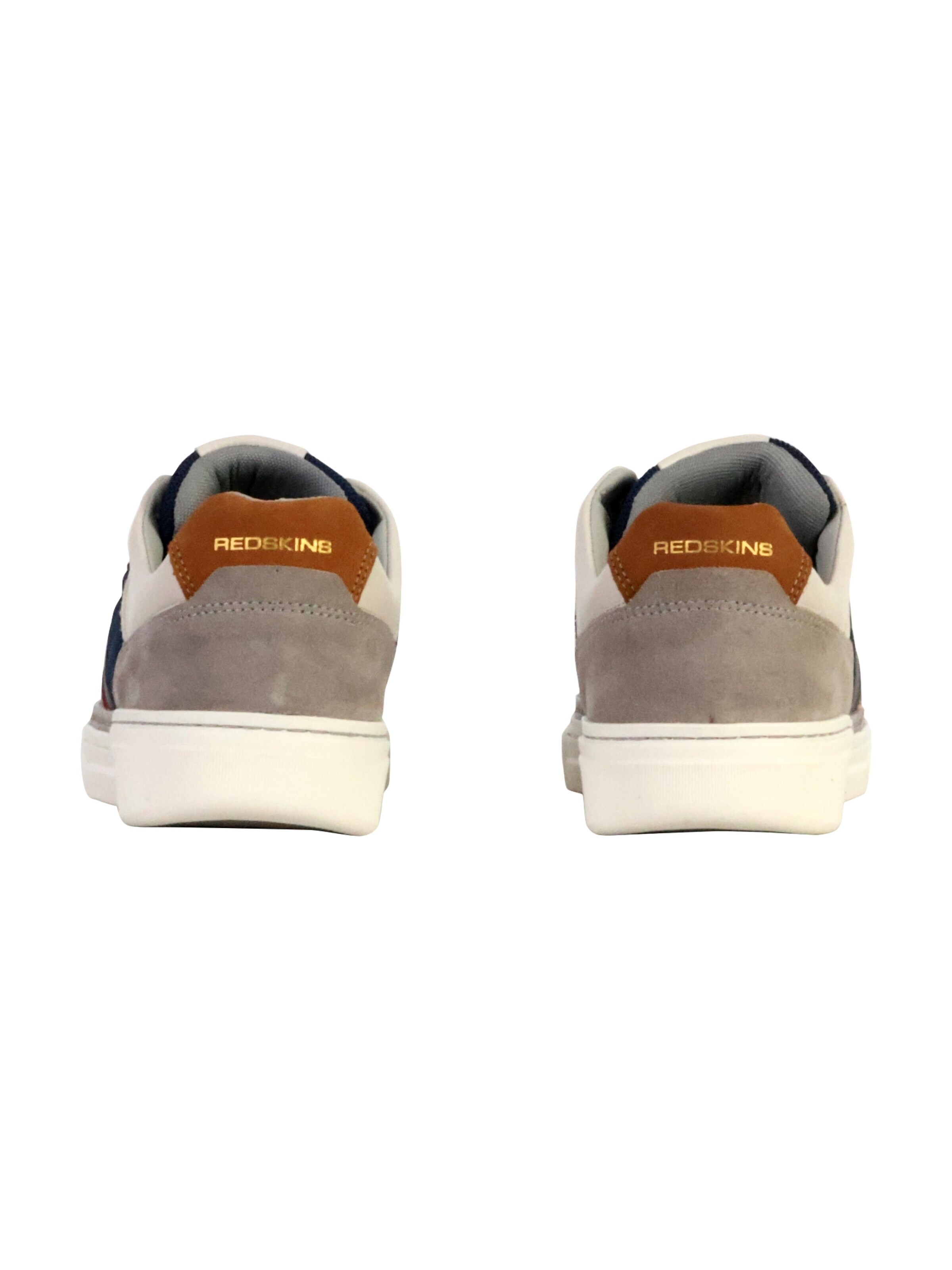 REDSKINS Buty sportowe sznurowane 'Lerma-Sneaker aus Leder' w kolorze szary