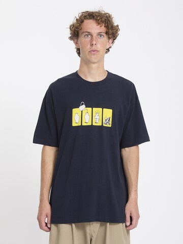 Volcom T-Shirt 'Before I Break' in Blau: Vorderseite