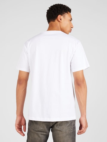 Cleptomanicx T-Shirt 'Clouds' in Weiß