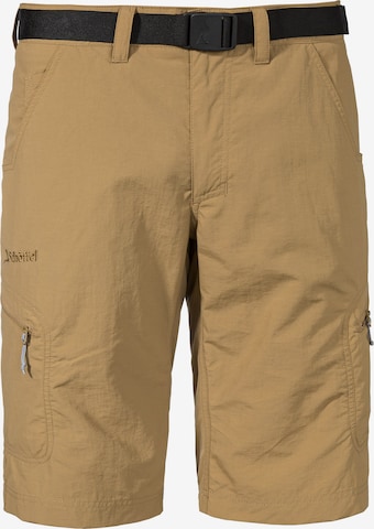 Schöffel Regular Outdoor Pants 'Silvaplana2' in Beige: front